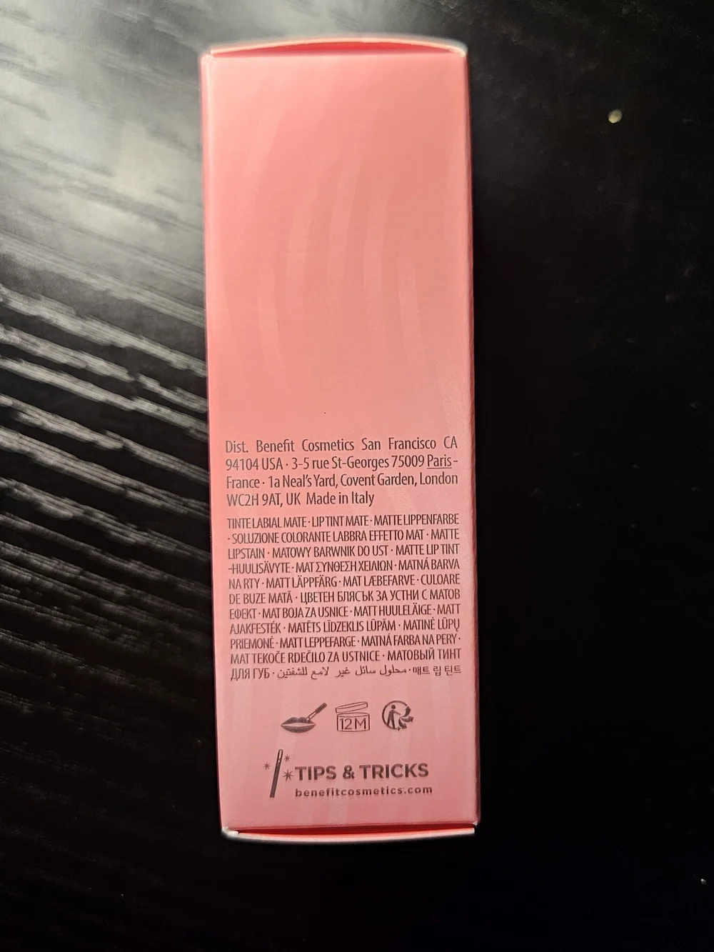 Benefit 2 lot Plushtint Moisturizing Matte Lip Tint snuggle up / quilty pleasure